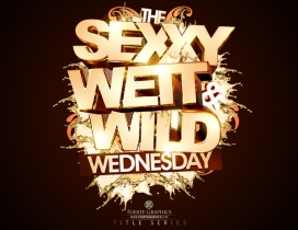 欧美Title Series爆发式光芒英文字体海报