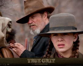 2011美国西部剧情《大地惊雷TRUE GRIT 》电影宣传海报壁纸