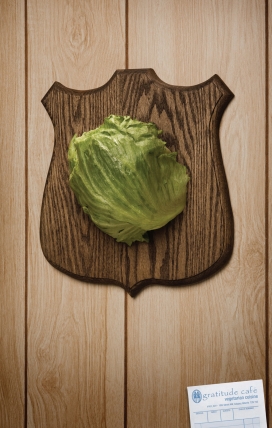 美国Gratitude Cafe旧金山餐厅平面广告