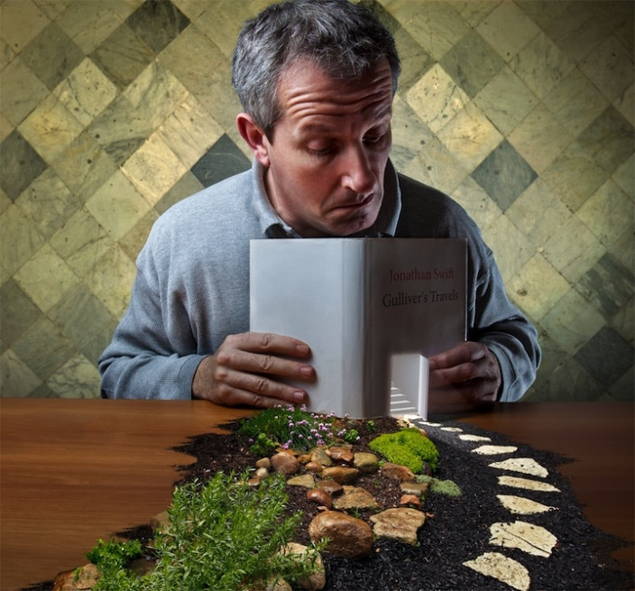 美国Pierre Beteille极具超创意自拍肖像结合PS人性---酷图编号6