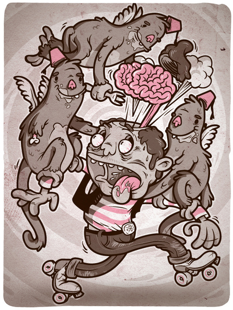 欧美personal illustrations卡通插画---酷图编号10