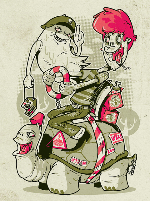 欧美personal illustrations卡通插画---酷图编号6