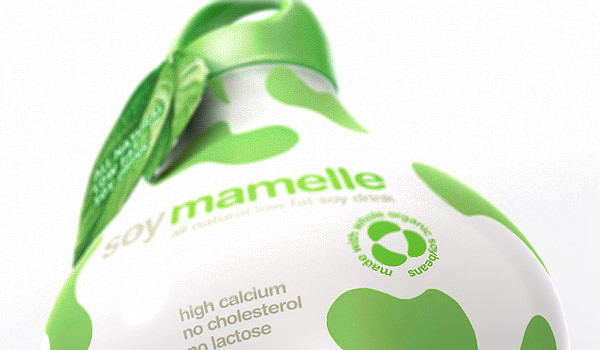 俄罗斯品牌KIAN斑点绿牛奶包装---酷图编号2