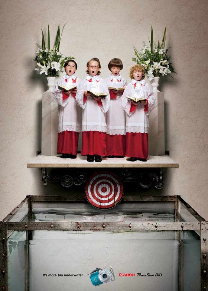 佳能防水数码照相机平面广告---酷图编号1