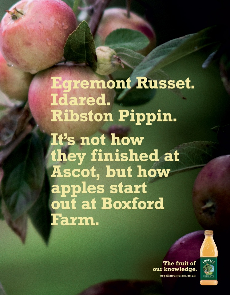 美国百事旗下饮料品牌Copella果汁平面广告---酷图编号1