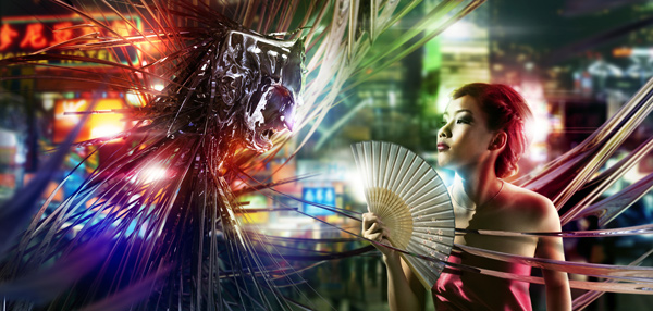 The Ifrit 4k-动感街头拿扇子的女人---酷图编号5