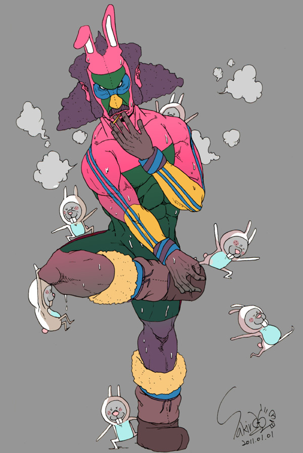 国外2011 Recent personal workT恤服饰印花插画欣赏---酷图编号4