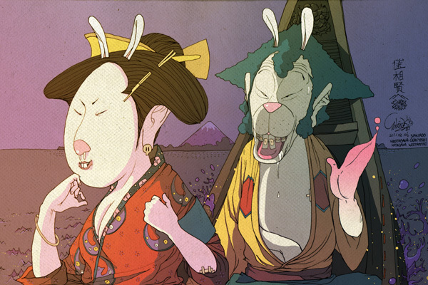 国外2011 Recent personal workT恤服饰印花插画欣赏---酷图编号3