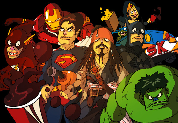 国外2011 Recent personal workT恤服饰印花插画欣赏---酷图编号1