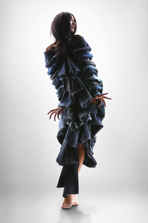 王九思:?粹的原?精神-牛仔裤时尚时装人像摄影---酷图编号6