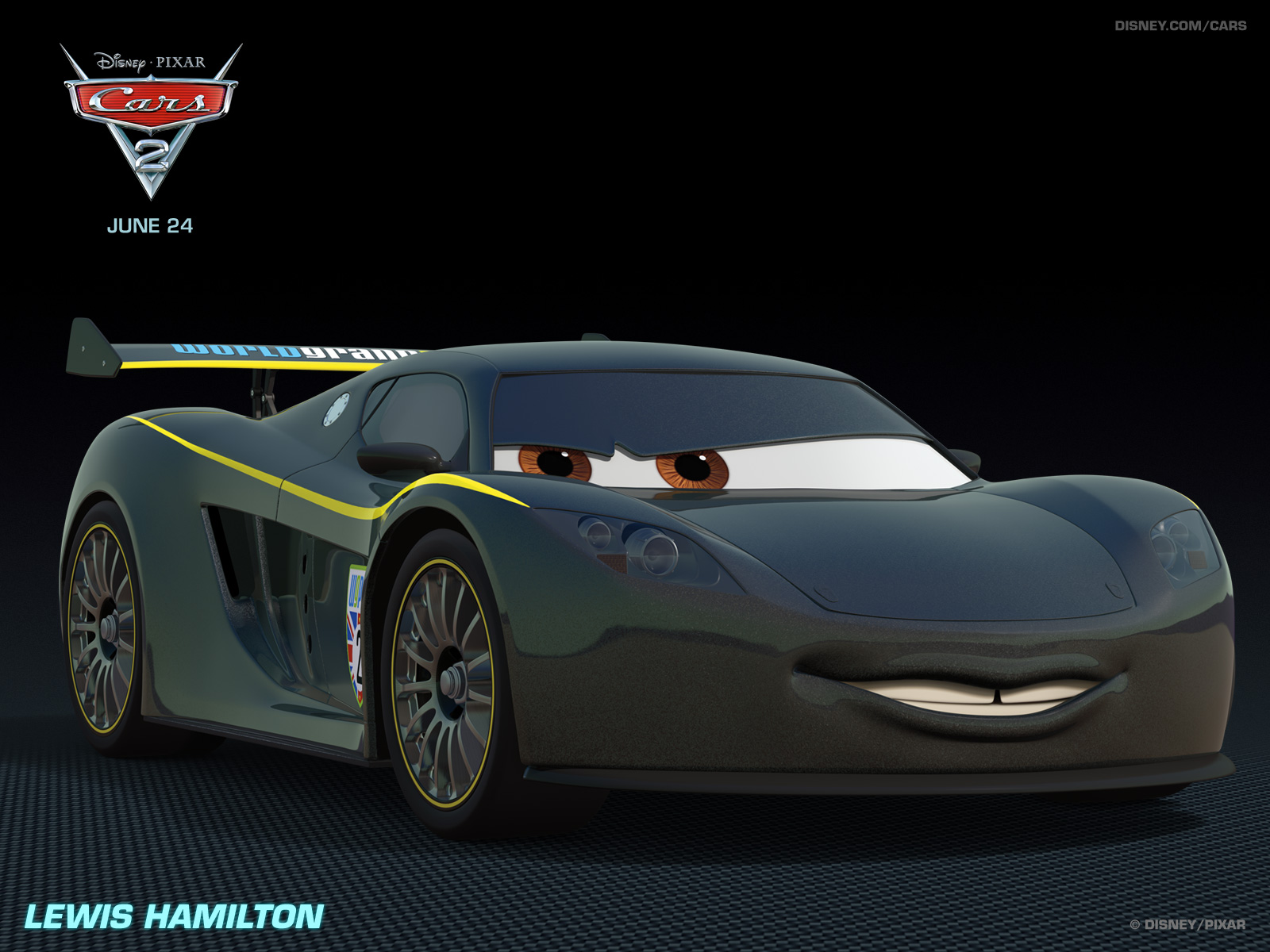 美国2011动画冒险喜剧3D卡通电影《赛车总动员2Cars 2》高清晰海报壁纸---酷图编号32