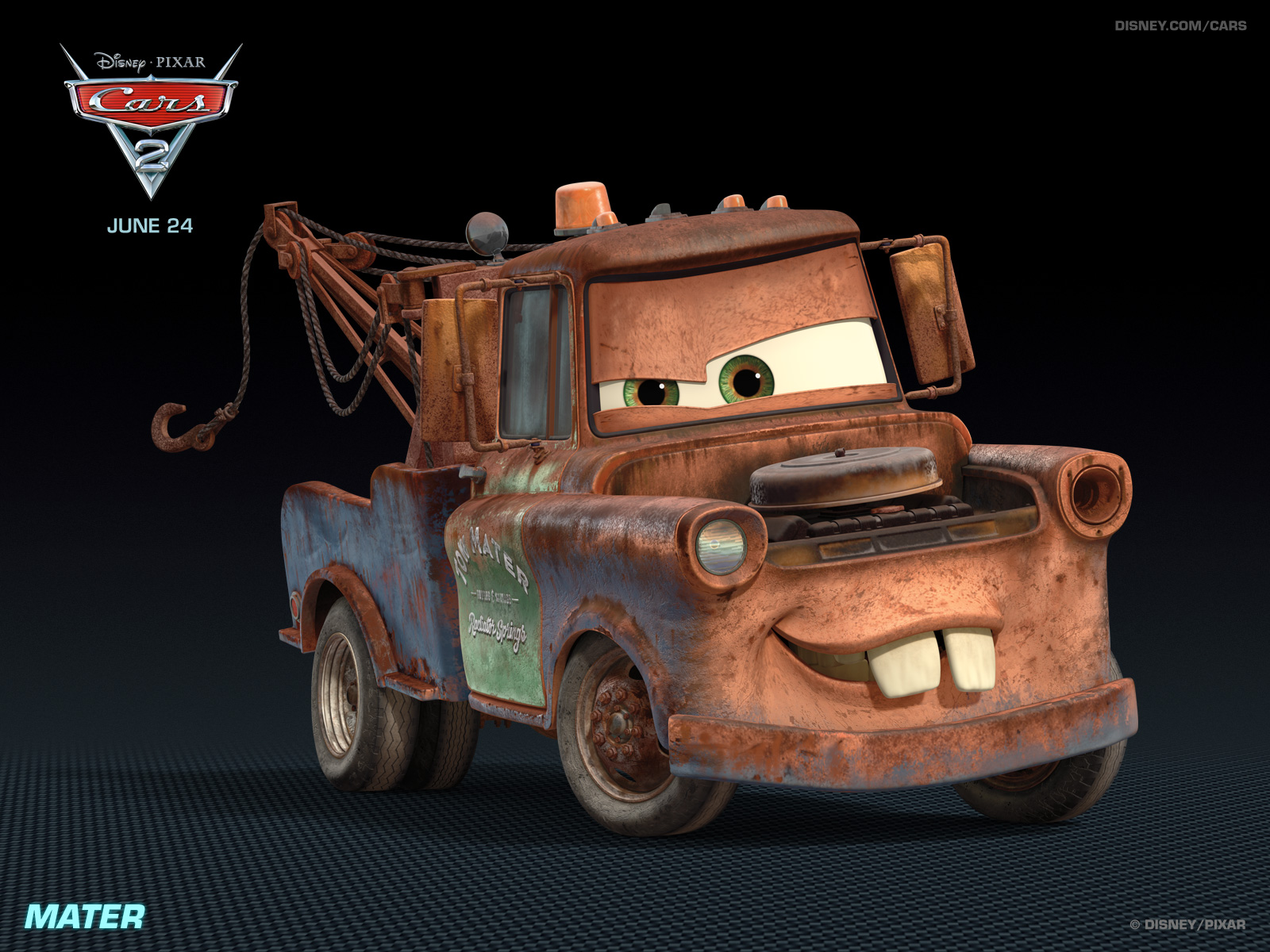 美国2011动画冒险喜剧3D卡通电影《赛车总动员2Cars 2》高清晰海报壁纸---酷图编号28