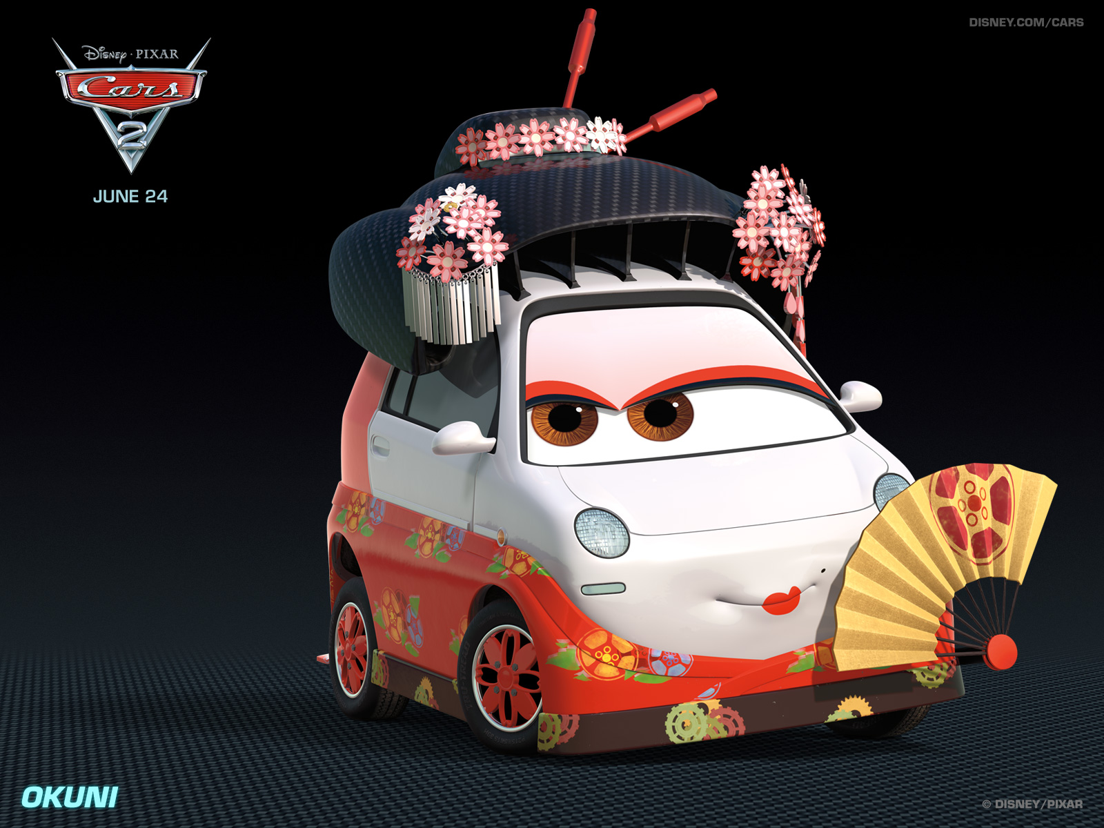 美国2011动画冒险喜剧3D卡通电影《赛车总动员2Cars 2》高清晰海报壁纸---酷图编号25