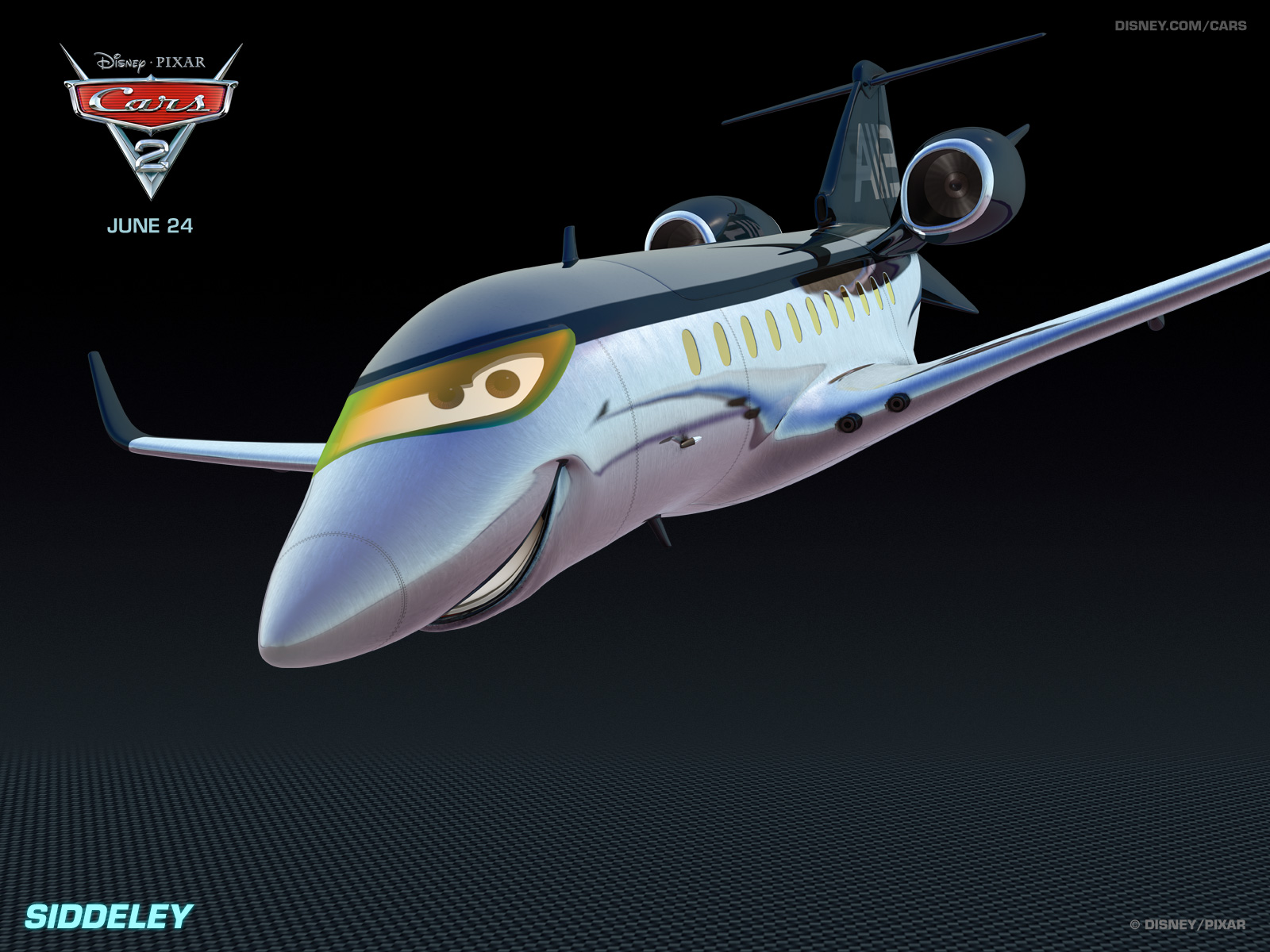 美国2011动画冒险喜剧3D卡通电影《赛车总动员2Cars 2》高清晰海报壁纸---酷图编号18