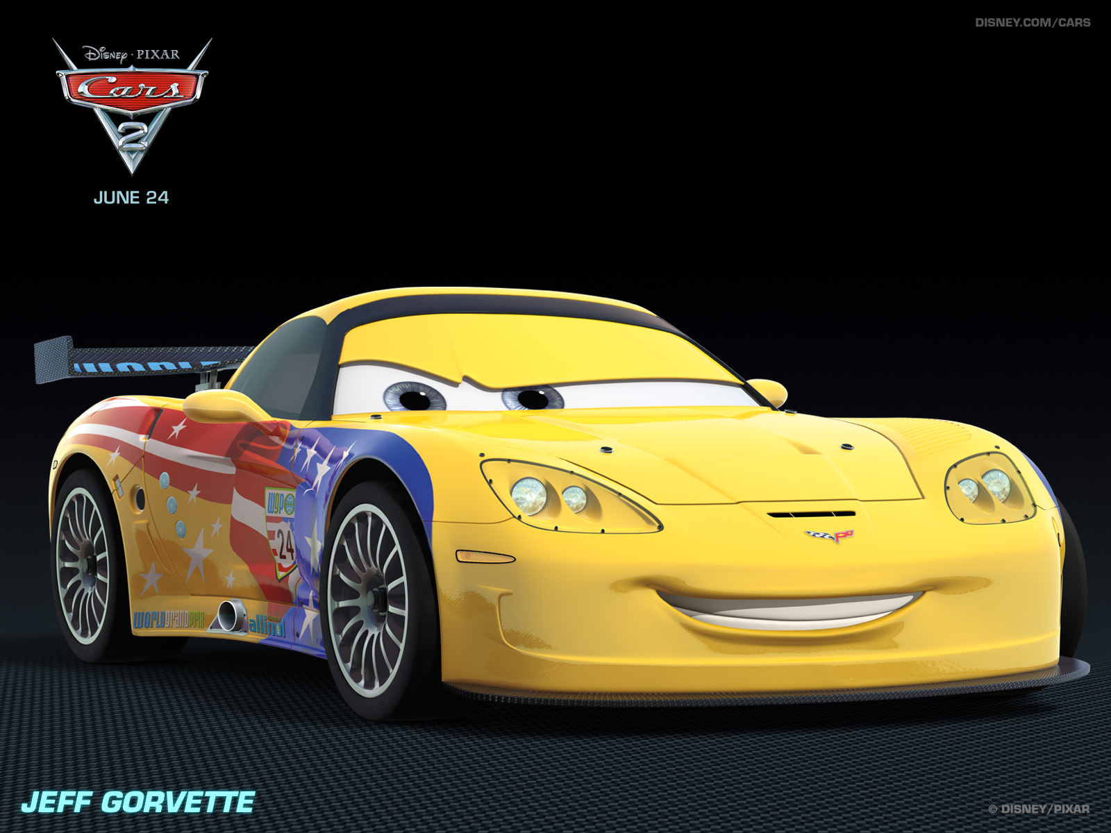 美国2011动画冒险喜剧3D卡通电影《赛车总动员2Cars 2》高清晰海报壁纸---酷图编号12