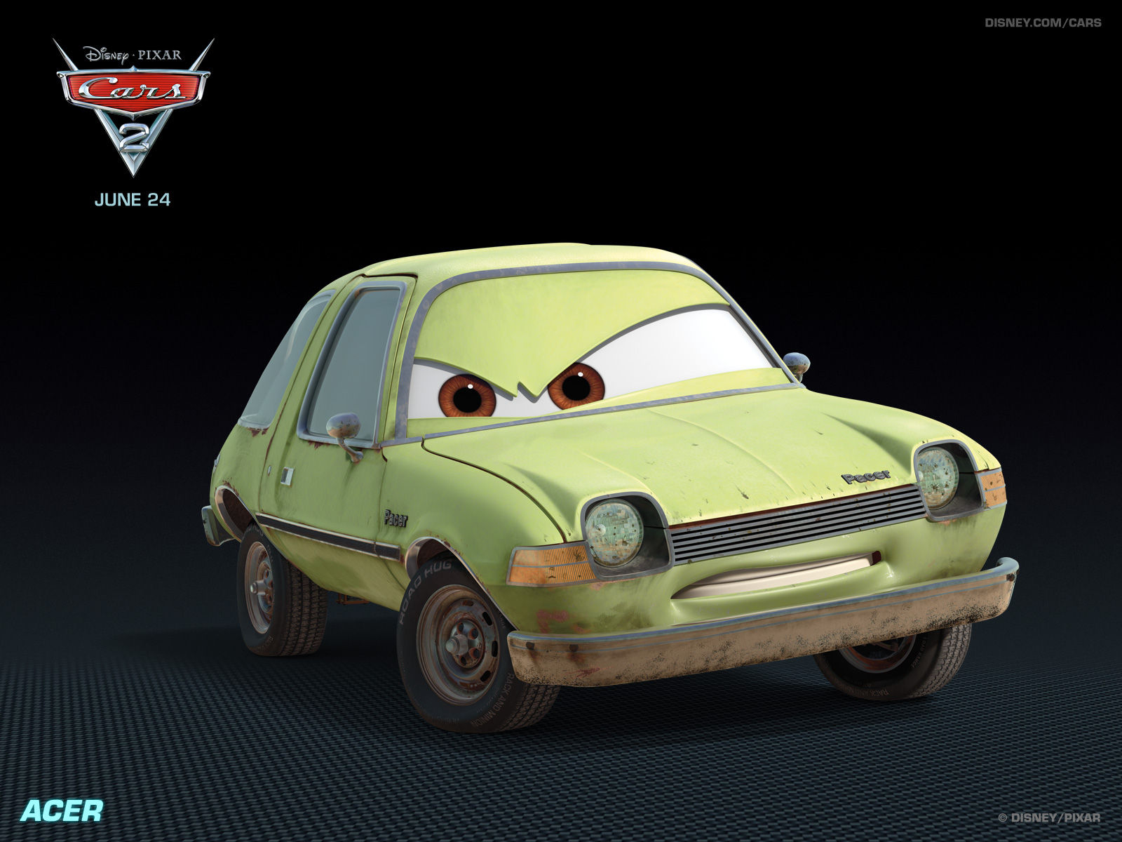美国2011动画冒险喜剧3D卡通电影《赛车总动员2Cars 2》高清晰海报壁纸---酷图编号6