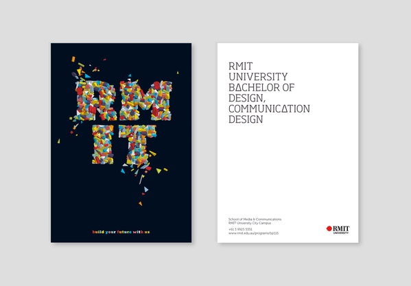 皇家墨尔本理工大学-学士设计通信明信片设计-Promotional Postcards---酷图编号14