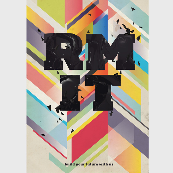 皇家墨尔本理工大学-学士设计通信明信片设计-Promotional Postcards---酷图编号2