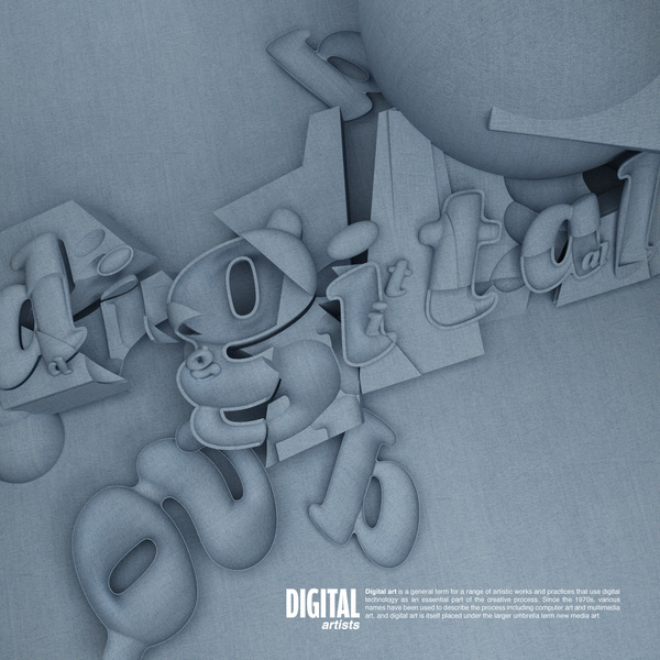 3D Digital type数字式---酷图编号8