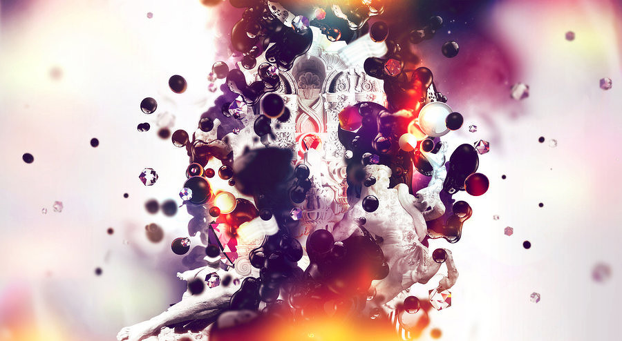 俄罗斯插画设计师Sergey Vlasov:非凡炫酷技法人像数码艺术插画---酷图编号4