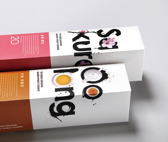 中国台湾TK Food Baked Wheat Cookies小麦饼干食品包装---酷图编号1