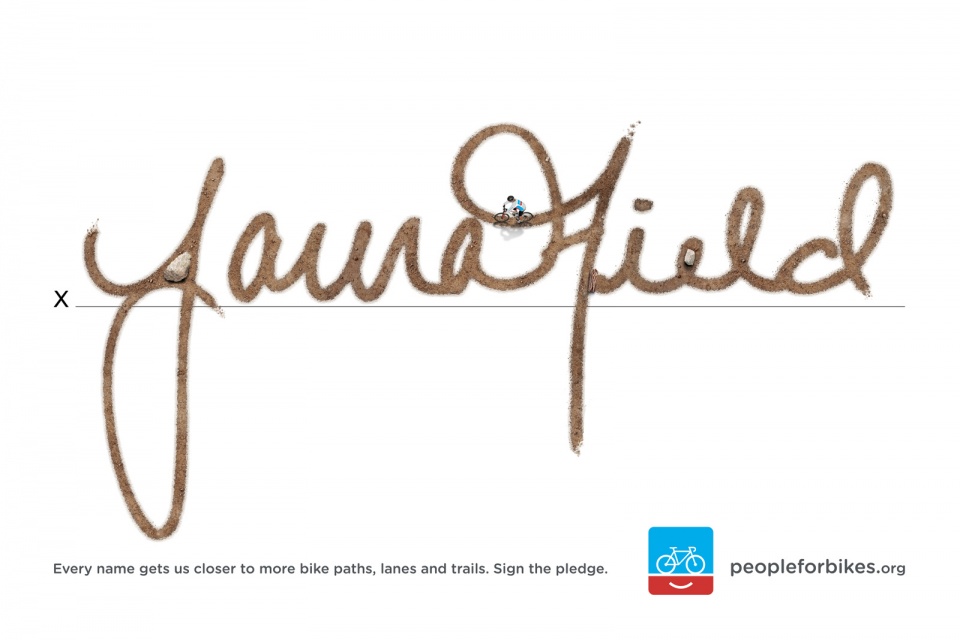 美国People for Bikes自行车运动平面广告图片