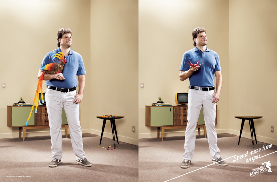 巴西Companhia Athletica公益平面广告图片