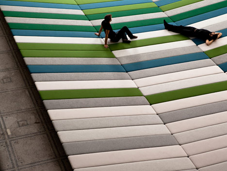 伦敦设计节2011! 法国设计师罗南-博物馆条纹面料---酷图编号7