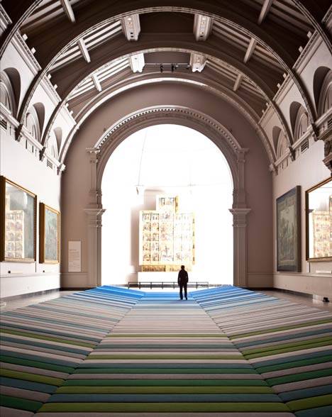 伦敦设计节2011! 法国设计师罗南-博物馆条纹面料---酷图编号3