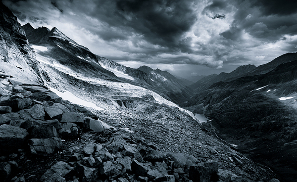 阿尔卑斯山Monochromatic Alps-黑白摄影---酷图编号8