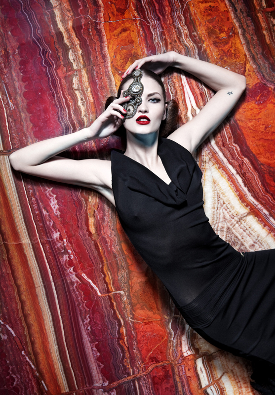 欧美BRILLANTINE时尚人像摄影-面具---酷图编号3