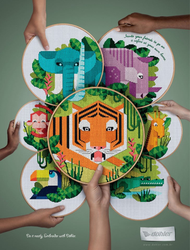 Döhler绣花平面广告---酷图编号1