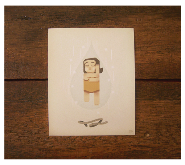 Acuerdate de mi小女孩插画图片