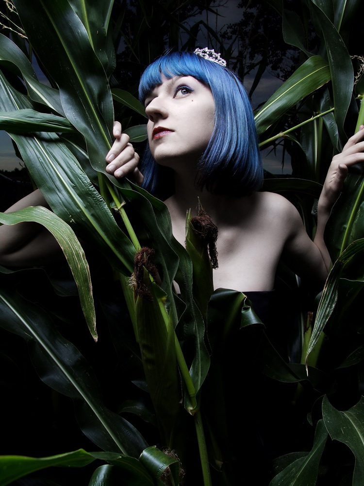 德国silent-order摄影师―户外蓝发妖女人像---酷图编号14