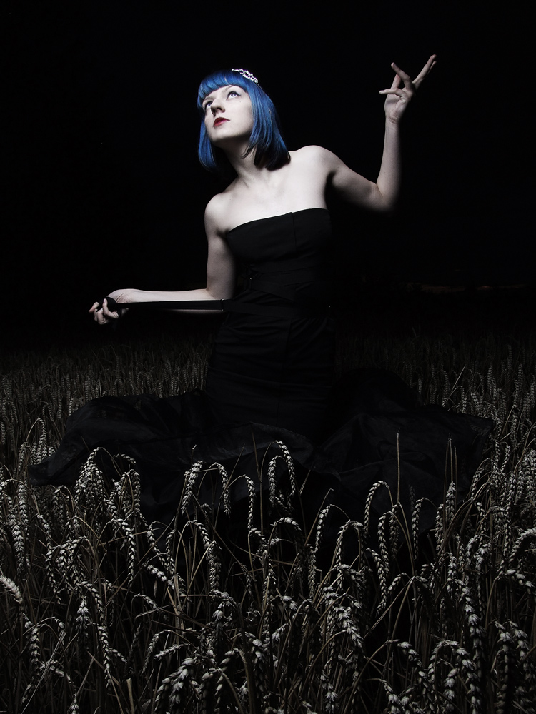 德国silent-order摄影师―户外蓝发妖女人像---酷图编号13