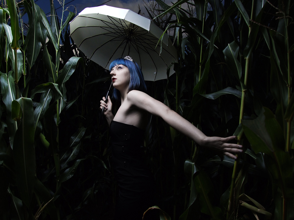 德国silent-order摄影师―户外蓝发妖女人像---酷图编号7