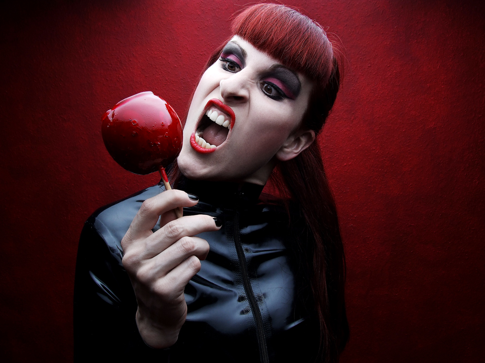 德国silent-order摄影师―女人与红苹果---酷图编号1