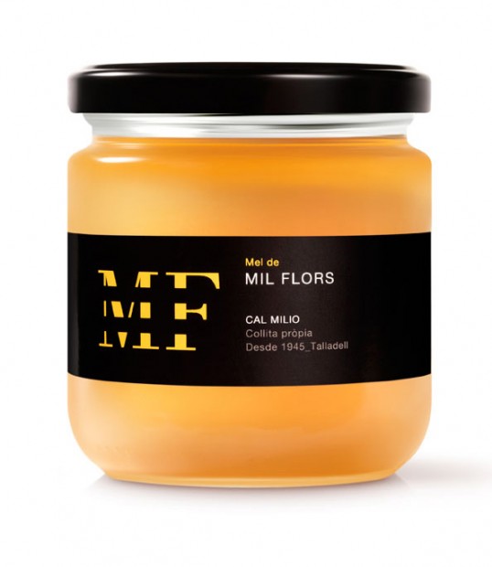 西班牙Mel de Cal Milio蜂蜜食品包装---酷图编号2