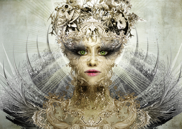 蜕变!CG女性插图图片