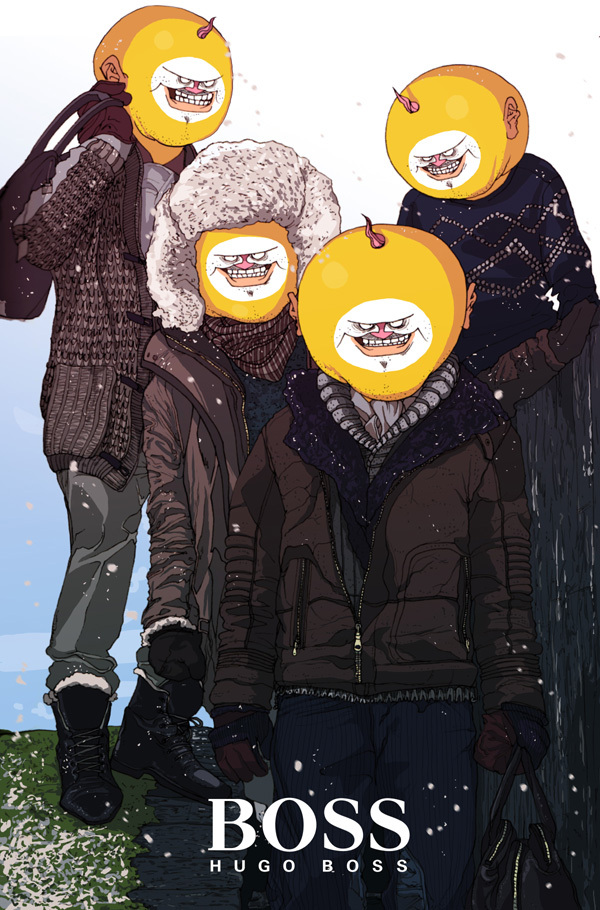 特别品牌与黄柠檬-南韩Sakiroo Choi插画师作品---酷图编号1