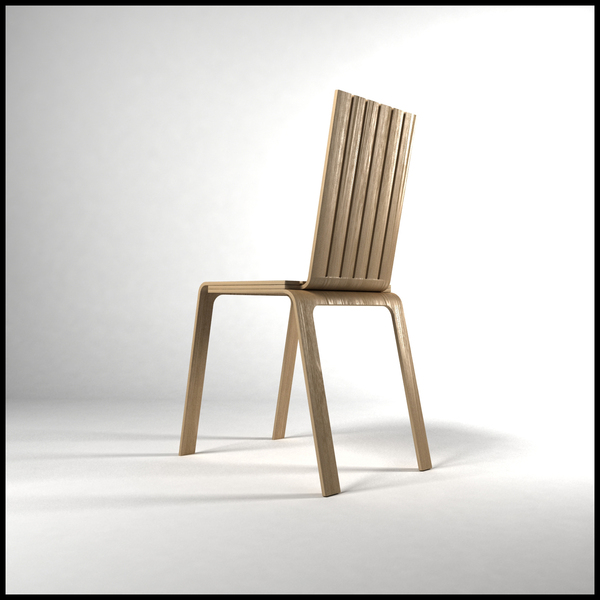 Mk-Chair木椅子设计---酷图编号5