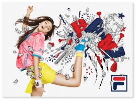 Fila Japan斐乐日体育插画