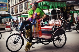 苏格兰高地冒险人像