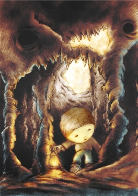 Illustration插画欣赏-梦一样的童话