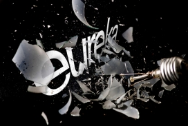 欧美Type Treatments & Typography插画印刷术