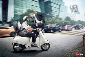 欧美Onida手机广告-开车请别接电话