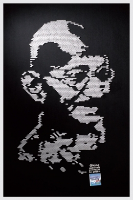 欧美Happydent糖果平面广告