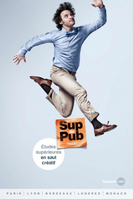 美国Sup de Pub动感跳跃平面广告