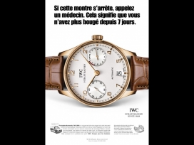 IWC万国腕表手机平面广告