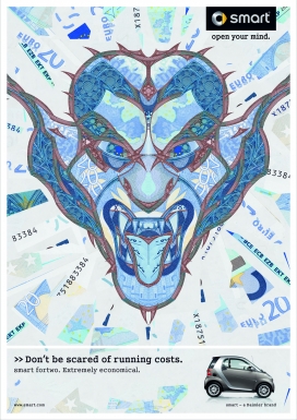 奔驰Smart汽车广告欣赏-打开你的心